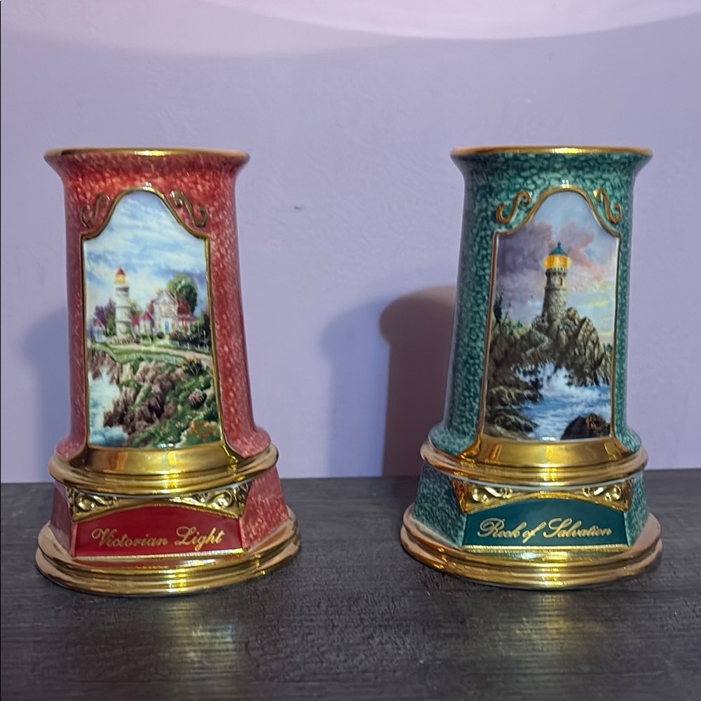 Victorian Light and Point of Salvation Candle Holders